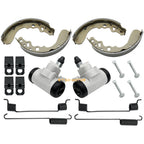Front Brake Wheel Cylinder Shoes Springs Pins for Suzuki QuadRunner 250 (1987–2002)