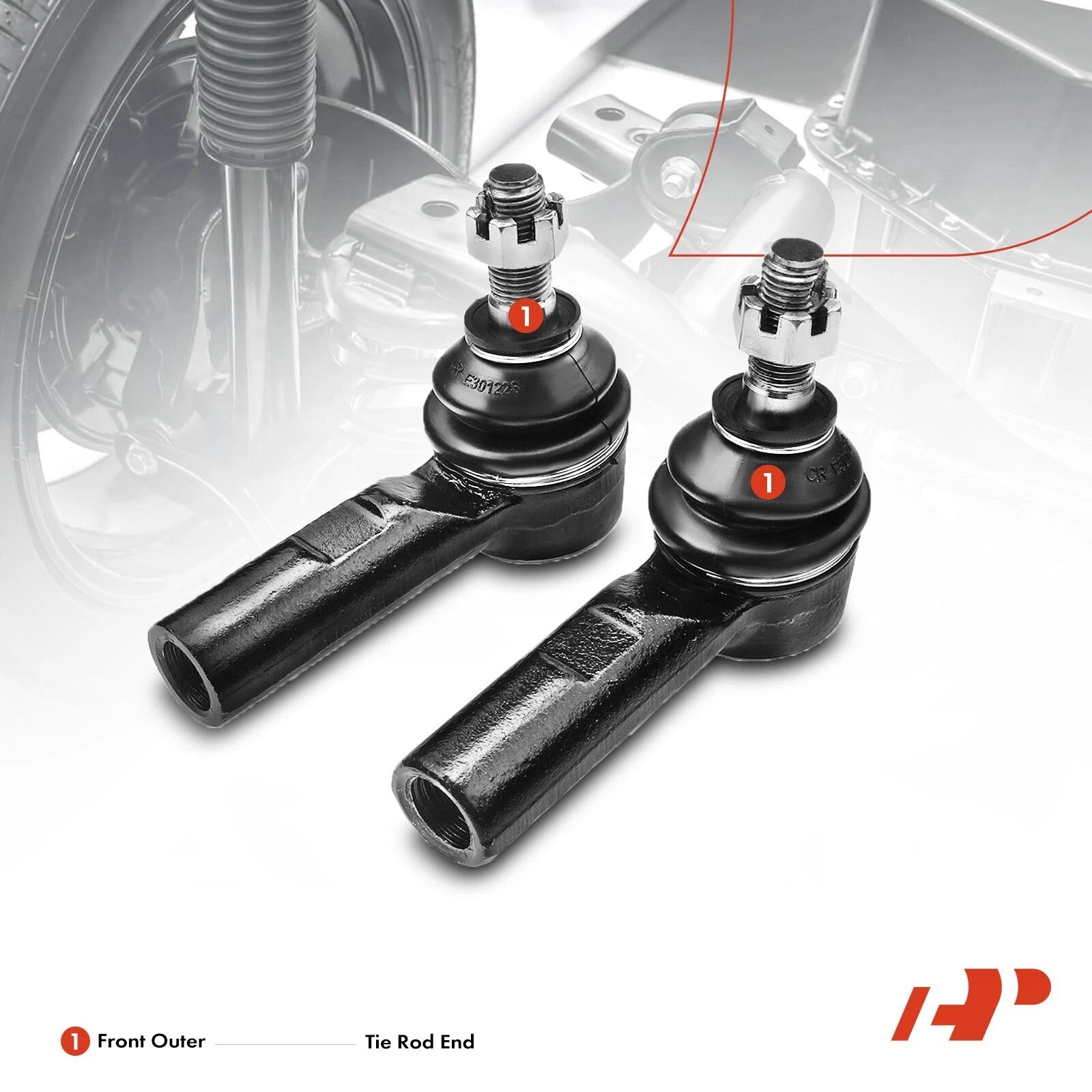 Rack & Pinion Tie Rod Kit Front for Toyota Avalon Camry (1997–1999)