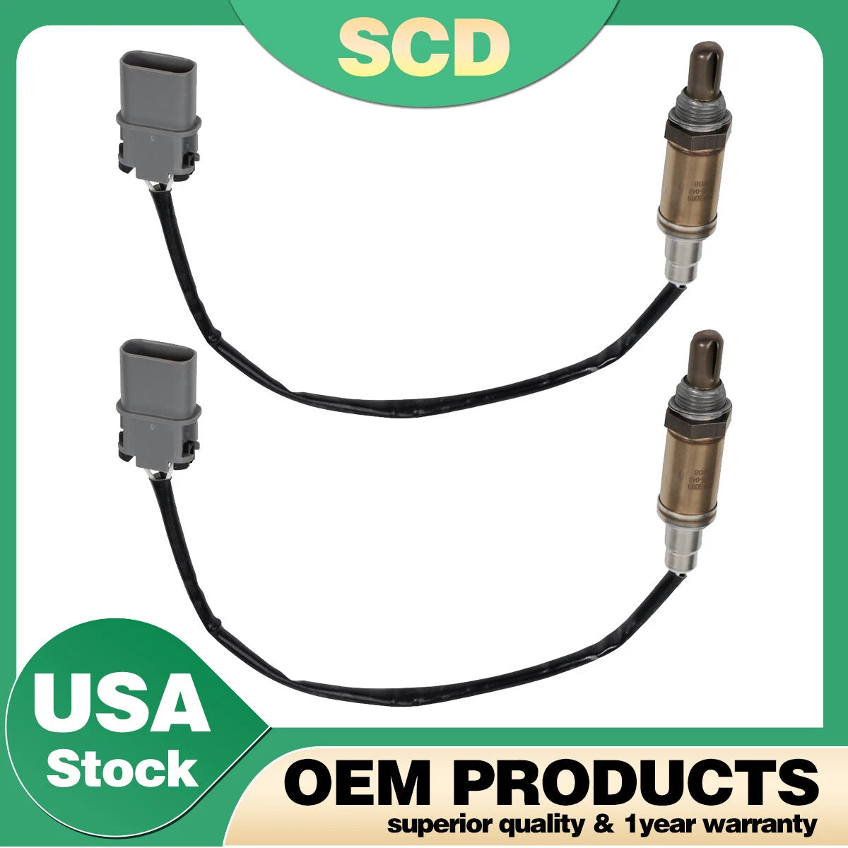 2Pcs Oxygen Sensor for Mercury Nissan Frontier Quest Xterra (1998–2004) 234-3089