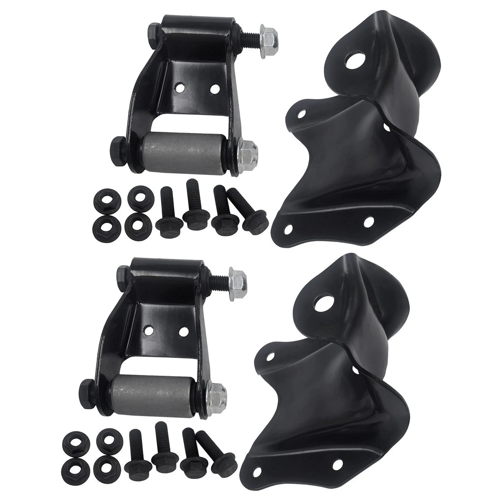 2X Rear Leaf Spring Shackle Bracket Kit for Ford E150 F150 (1986–2007) 722100