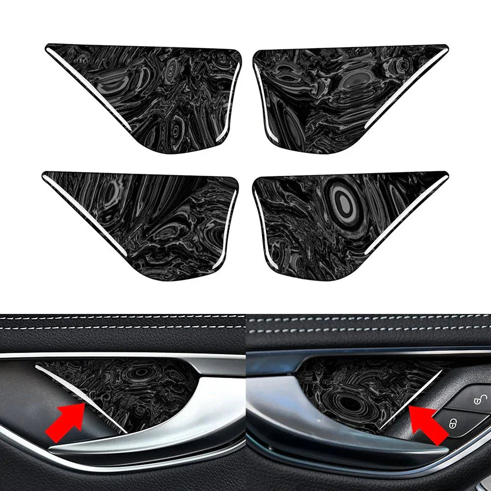 4 Pcs Door Handle Bowl Covers for Mercedes Benz GLC Class (2015-2022)