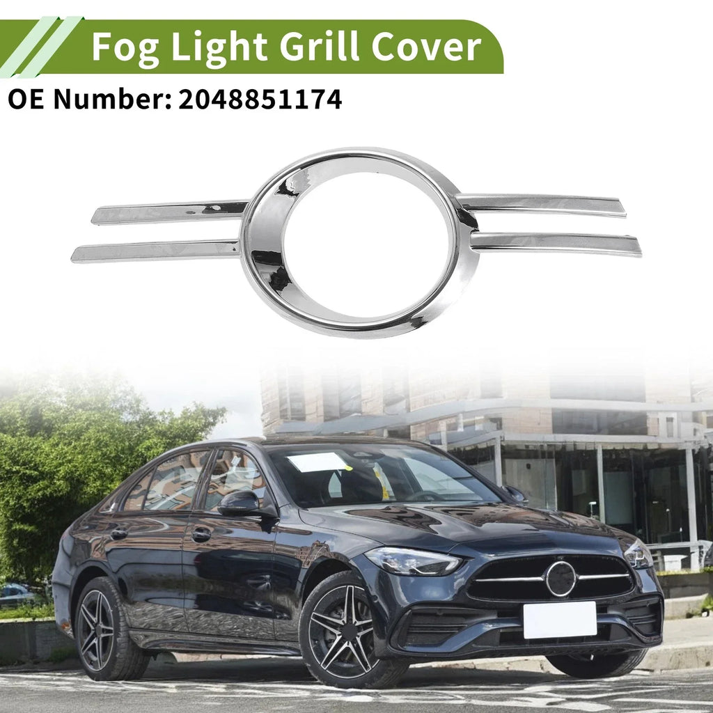 Front Left Fog Light Grill for Mercedes-Benz C-Class (2007-2011)