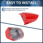 Front Left Door Handle Cover for Ford Mustang (2015–2020) ABS Red