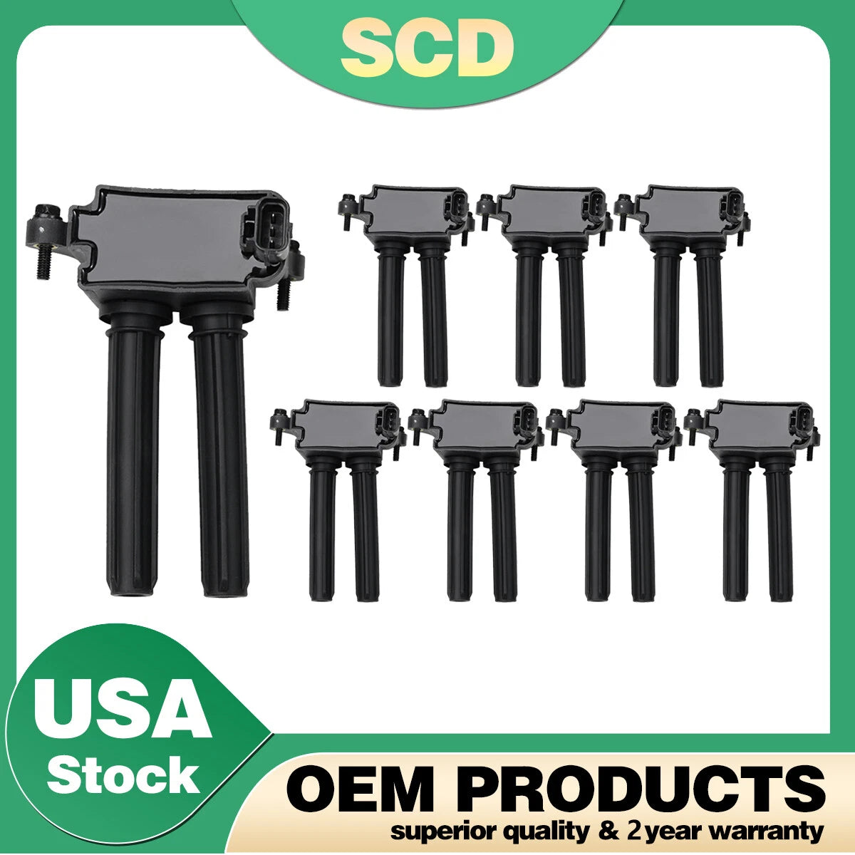 8X Ignition Coil for Jeep Dodge Durango Charger Ram Chrysler 5.7L V8 (2011–2015)