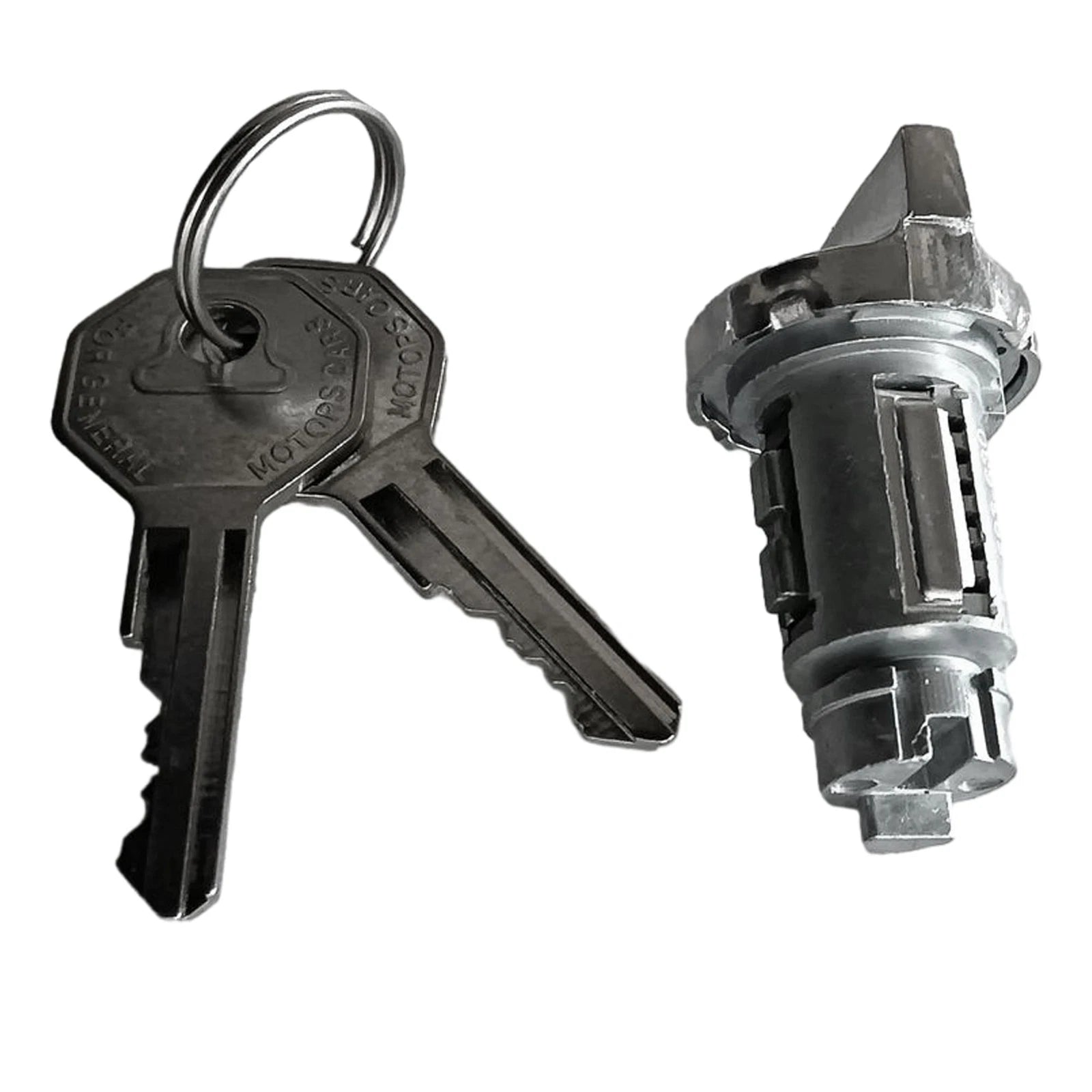 Chrome Ignition Lock Cylinder Zamak 5 w/ Keys for Chevrolet Corvette (1953–1964)