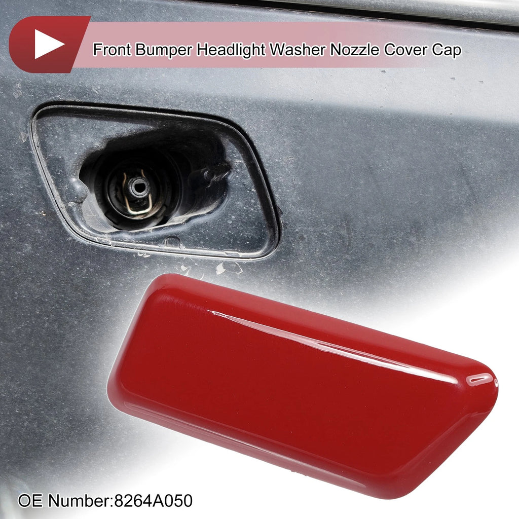 Front Right Washer Nozzle Cover Cap for Mitsubishi Outlander (2006–2018) Red