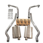 Dual Exhaust Kit for Chevy II Nova (1962–1967) - 2.5" Borla Pro XS Mufflers