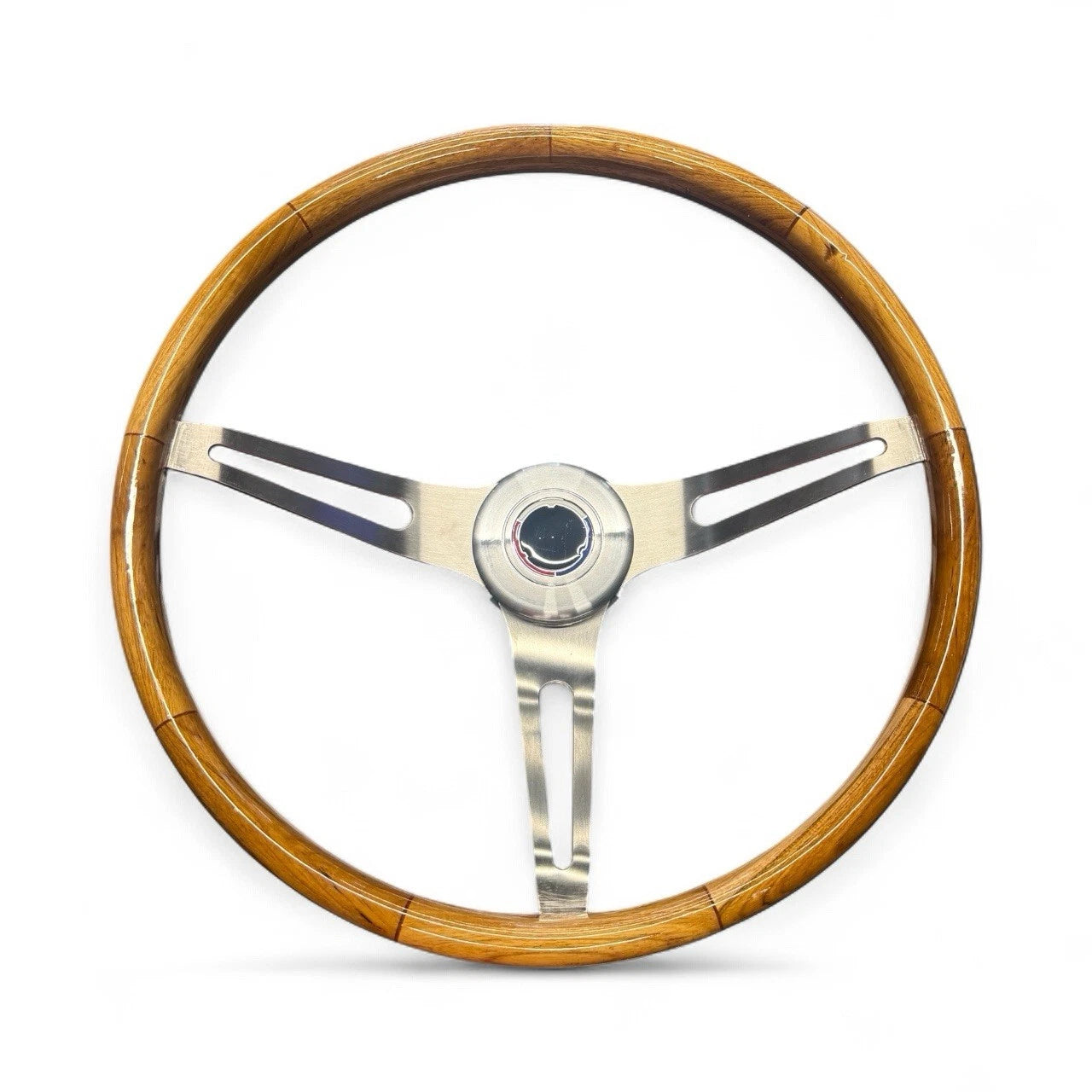 Comfort Grip Steering Wheel for 1969–1972 Chevrolet with Teak Wood 15"
