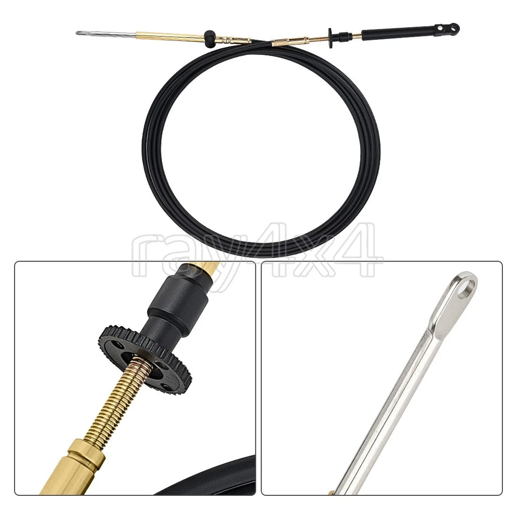 2pcs Snap-In Control Cable 0173114 for Johnson Evinrude OMC (14')