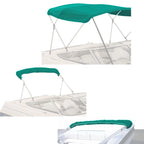 Bimini Top Boat Cover for 3 Bow 72"L 91"-96"W (Fits )