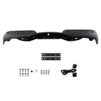 Black Step Bumper for Ford F-250 F-350 (1999–2007) FO1101121, Rear, Sensor Holes