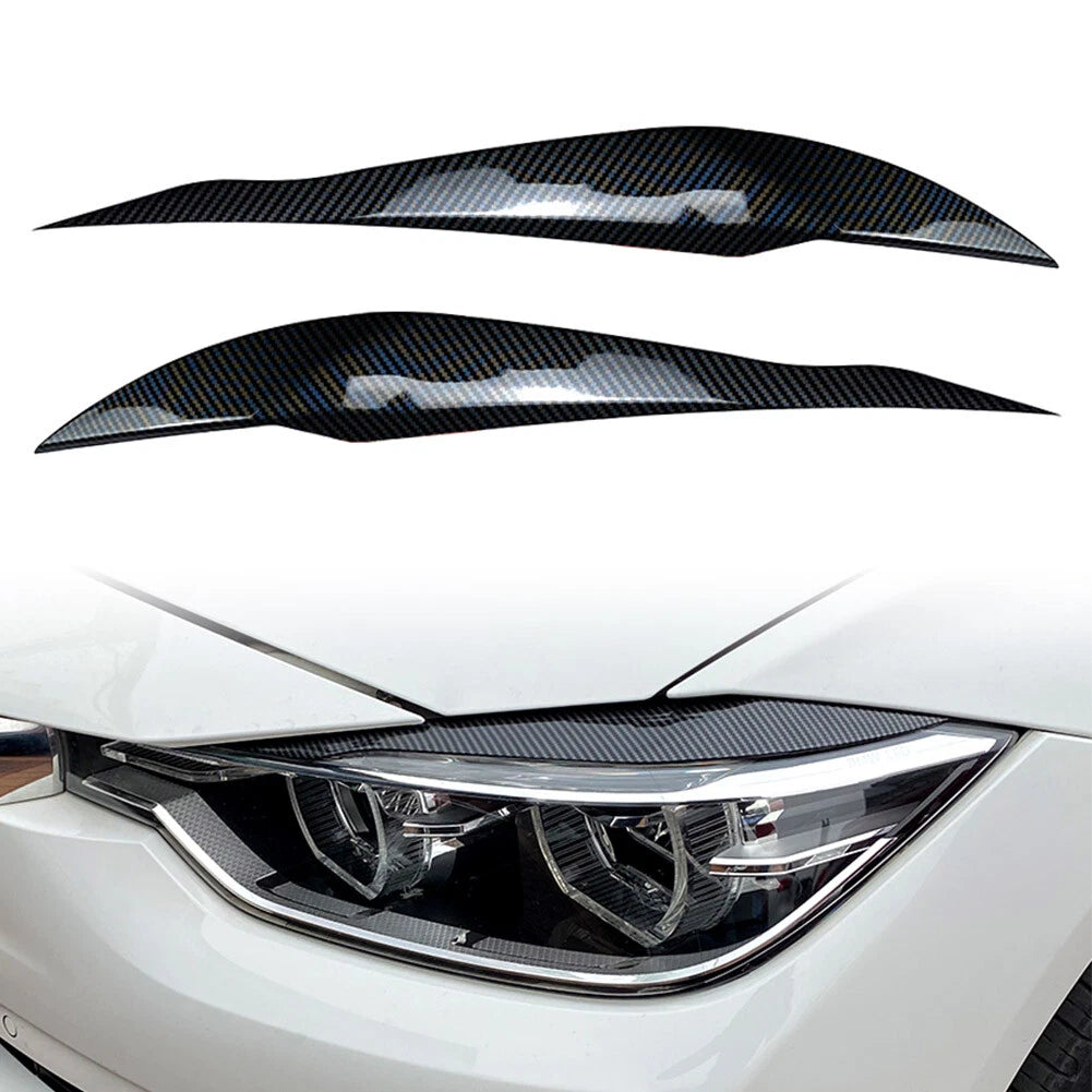 2X Headlight Eyelid Covers for BMW 3 Series F30 F31 (2013–2018)