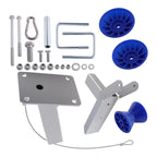 Adjustable Boat Trailer Winch Post w/Roller for 3"x4" Trailer Drawbar