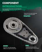 Timing Chain Component Kit for Pontiac Oldsmobile 3.4L V6 (1995–2007)