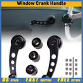 Pair of Black Window Winder Crank Handles for Honda Civic (US)