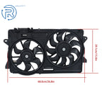 Dual Radiator Cooling Fan with Shroud for Ford Mustang (2015-2022)