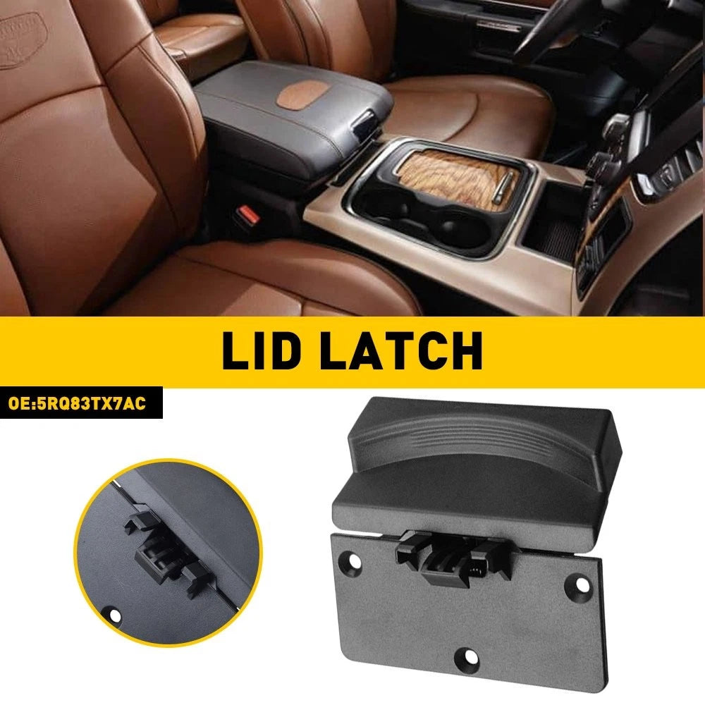 Center Console Armrest Latch for Dodge Ram 1500 2500 3500 (2013–2018) 5RQ83TX7AC