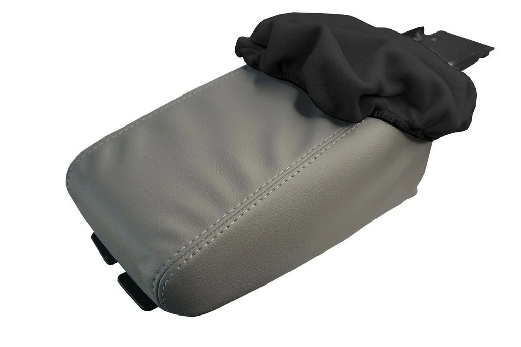 Fleece Console Lid Armrest Cover for Nissan Altima (2005–2006) Black