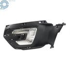 Set of 2 Fog Lights for Ford Explorer (2016–2017) Halogen Black Bezel Chrome