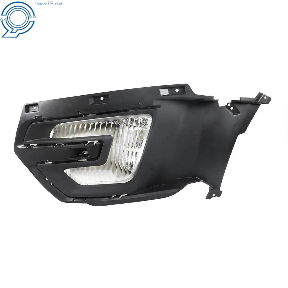 Set of 2 Fog Lights for Ford Explorer (2016–2017) Halogen Black Bezel Chrome