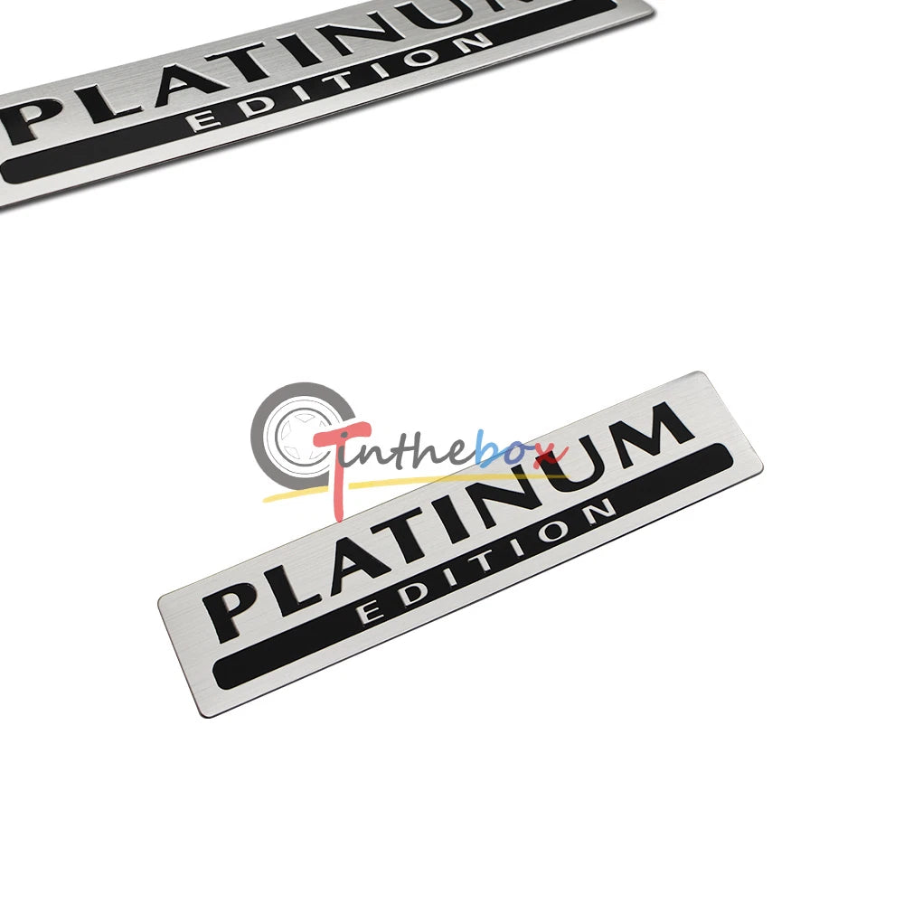 Aluminum Rear Fender Trunk Emblem Badge for Car