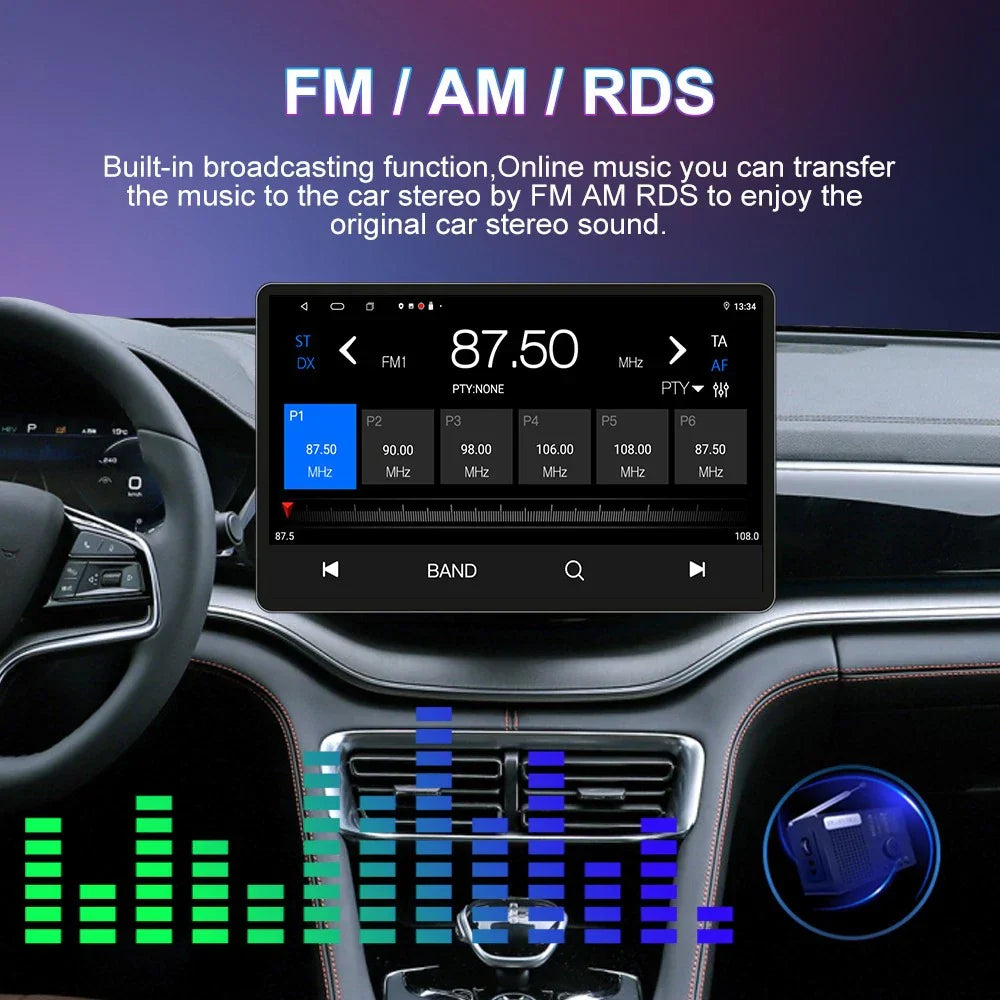 13" 4+64GB Wireless CarPlay Radio for Mitsubishi Triton (2015-2019)