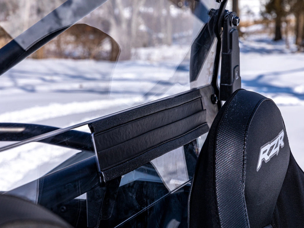 SuperATV Heavy Duty Rear Windshield for Polaris RZR Trail 900 / S 1000 (2021–2023)