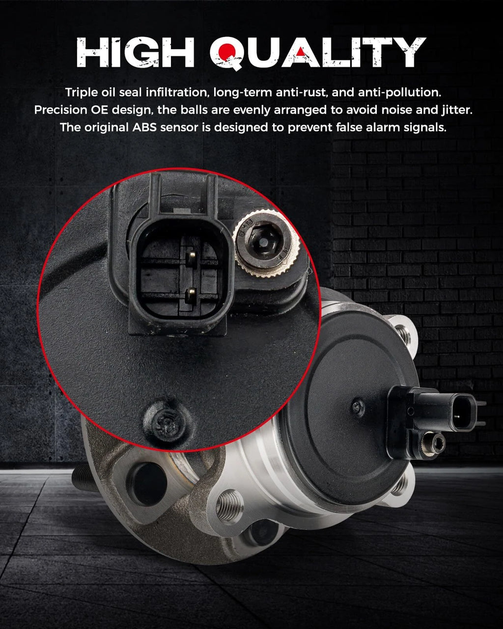 Rear Wheel Hub Bearing Assembly for Ford Focus (2012–2018)
