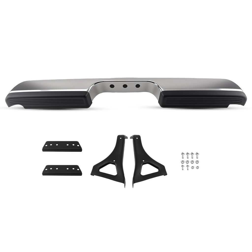 Rear Bumper for Dodge Ram 1500 2500 3500 (1994–2002) Steel Chrome