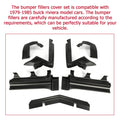 Set of 7 Bumper Fillers for Buick Riviera (1979–1985)