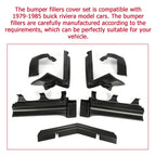 Set of 7 Bumper Fillers for Buick Riviera (1979–1985)