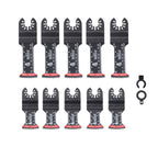 10 Pack Oscillating Multitool Blades for Japanese Saws (Extra-Long)
