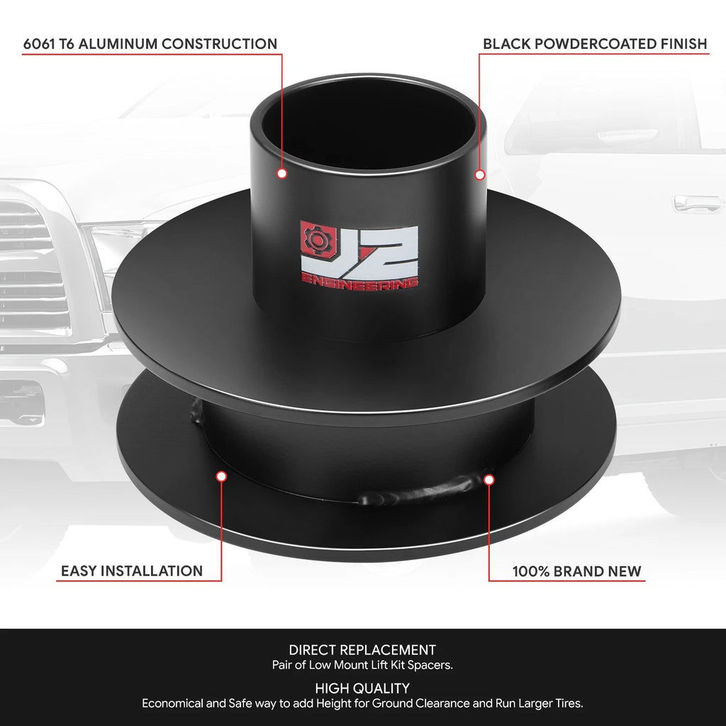 2" Front Level Lift Kit + Shock Extensions for F250 F350 Super Duty (2005–2022)