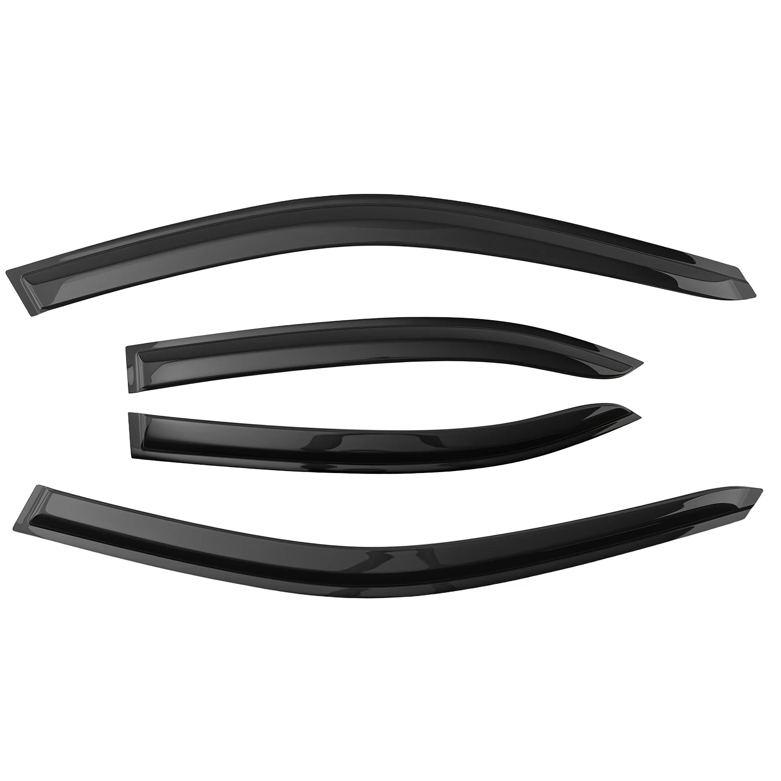 Set of 4 Wind Visor Rain Guards for Lexus IS200t IS250 IS350 (2014–2020)