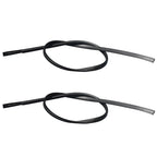 2X Black Roof Trim Molding Kit for Toyota Corolla (2009–2013)