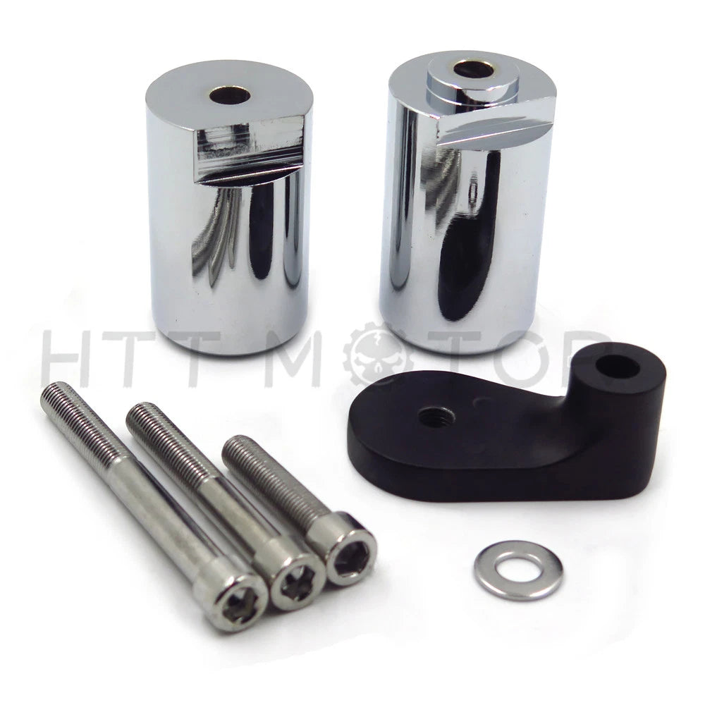 Aluminum Frame Slider Crash Protector for Suzuki GSXR 1000 (2001–2002) Chrome