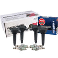 Set of 4 Ignition Coils & 4 Iridium IX Spark Plugs for Chrysler Dodge Jeep