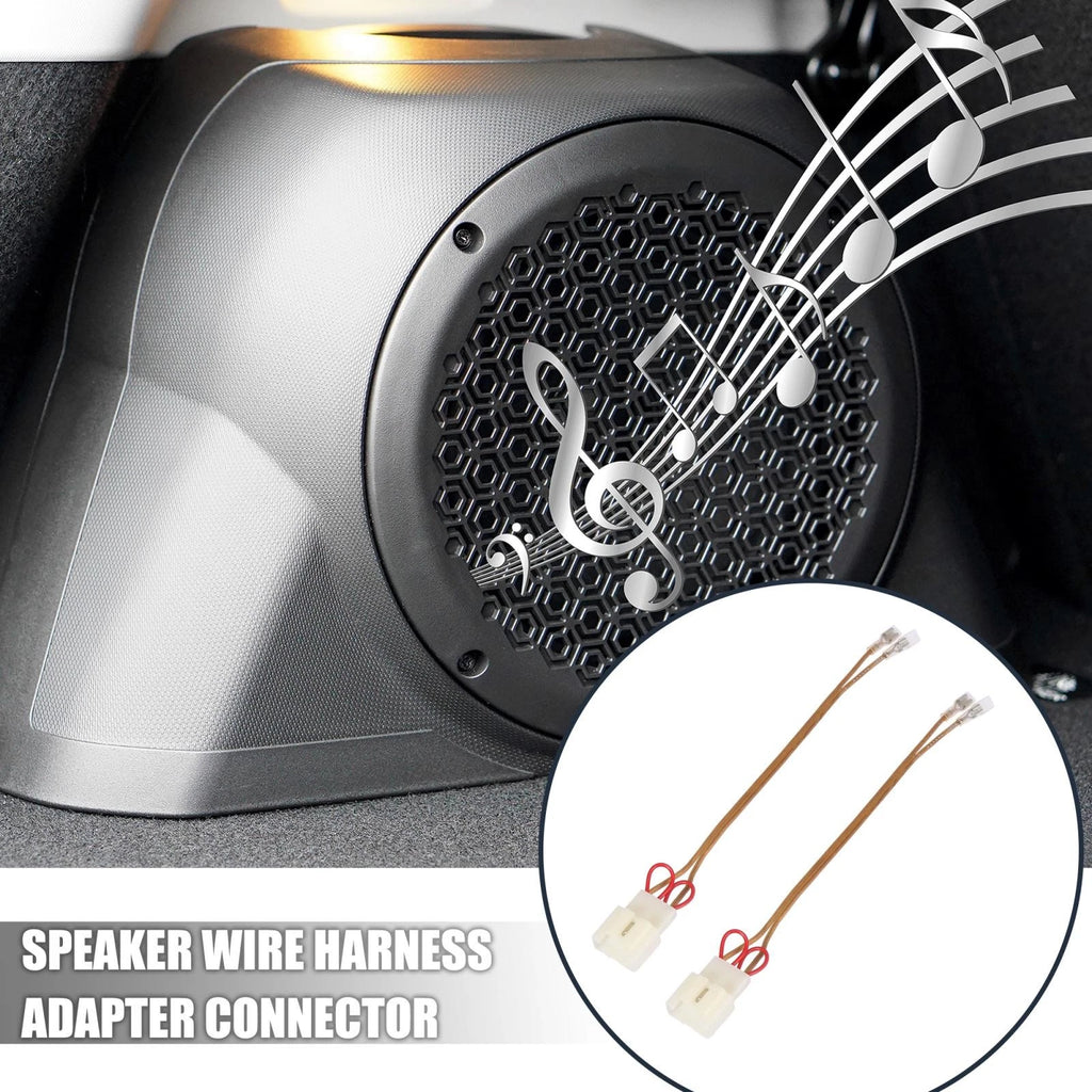 2X Car Speaker Connector Wire Harness Adapter for Mazda Lincoln