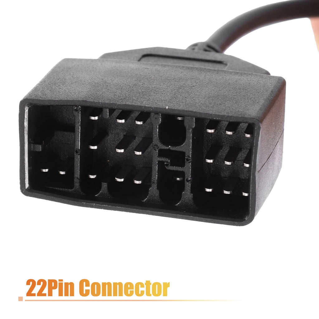 OBD1 22-Pin to OBD2 16-Pin Adapter Cable for Toyota (1996–2000) 718844722964