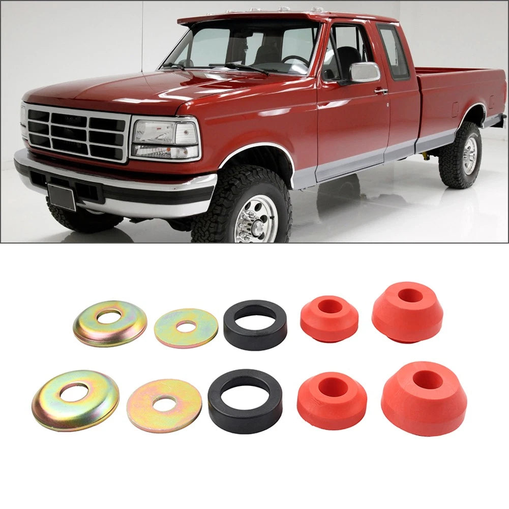 2 Sets of Front Suspension Radius Arm Bushing Kit for Ford F-150 F-250 Bronco