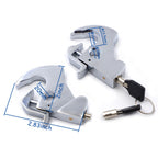 Sissy Bar Luggage Rack Detachable Locking Latch Kit for Harley Touring Softail