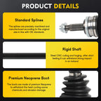 Front Left CV Axle Shaft Assembly for Kia Forte Koup (2010)