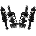 Set of 4 Complete Struts with Coil Springs for Mitsubishi Lancer (2008–2010)