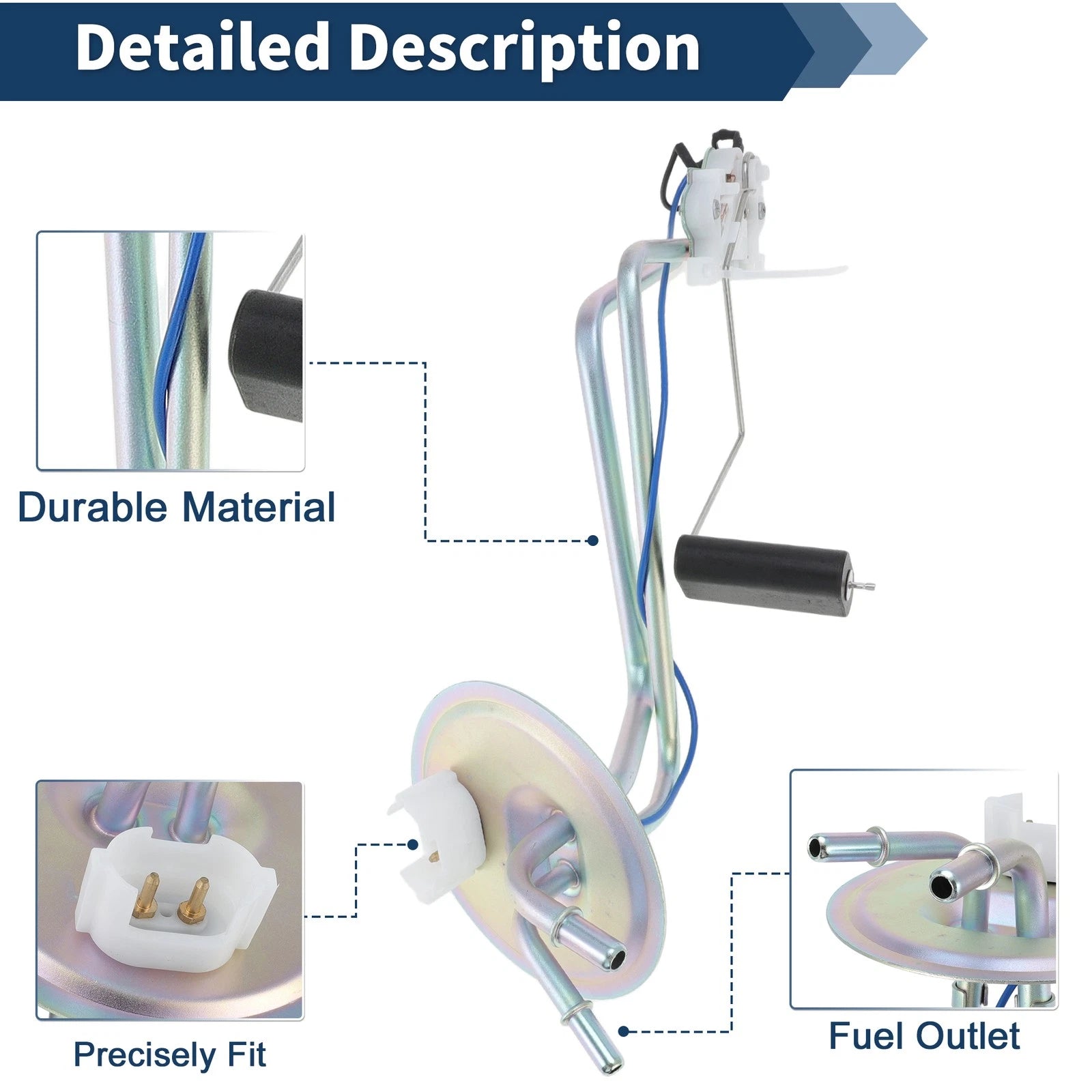 Fuel Pump Tank Sending Unit for Ford F-250 F-350 (1992–1993) No.FMSU-8DE