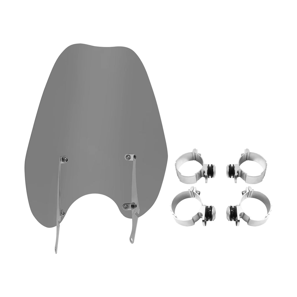 Smoke Windscreen & 49mm Clamps for Harley Softail (2018–2023)