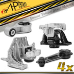 Set of 4 Torque Strut Mounts for Nissan Rogue (2008–2013) Sentra FWD