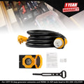 15Ft Generator Power Extension Cord for NEMA 14-50P/SS2-50R