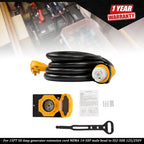 15Ft Generator Power Extension Cord for NEMA 14-50P/SS2-50R