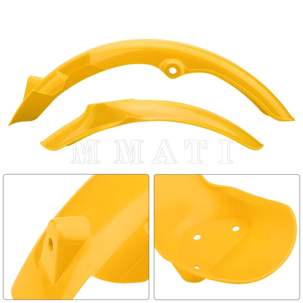 Front and Rear Fenders for Suzuki JR50 (1978–1999) 53111-04420-25Y, 63111-04411-25Y
