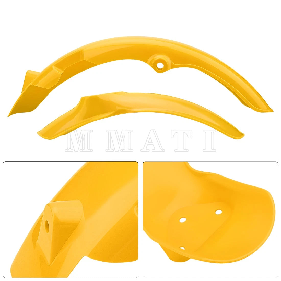 Front and Rear Fenders for Suzuki JR50 (1978–1999) 53111-04420-25Y, 63111-04411-25Y